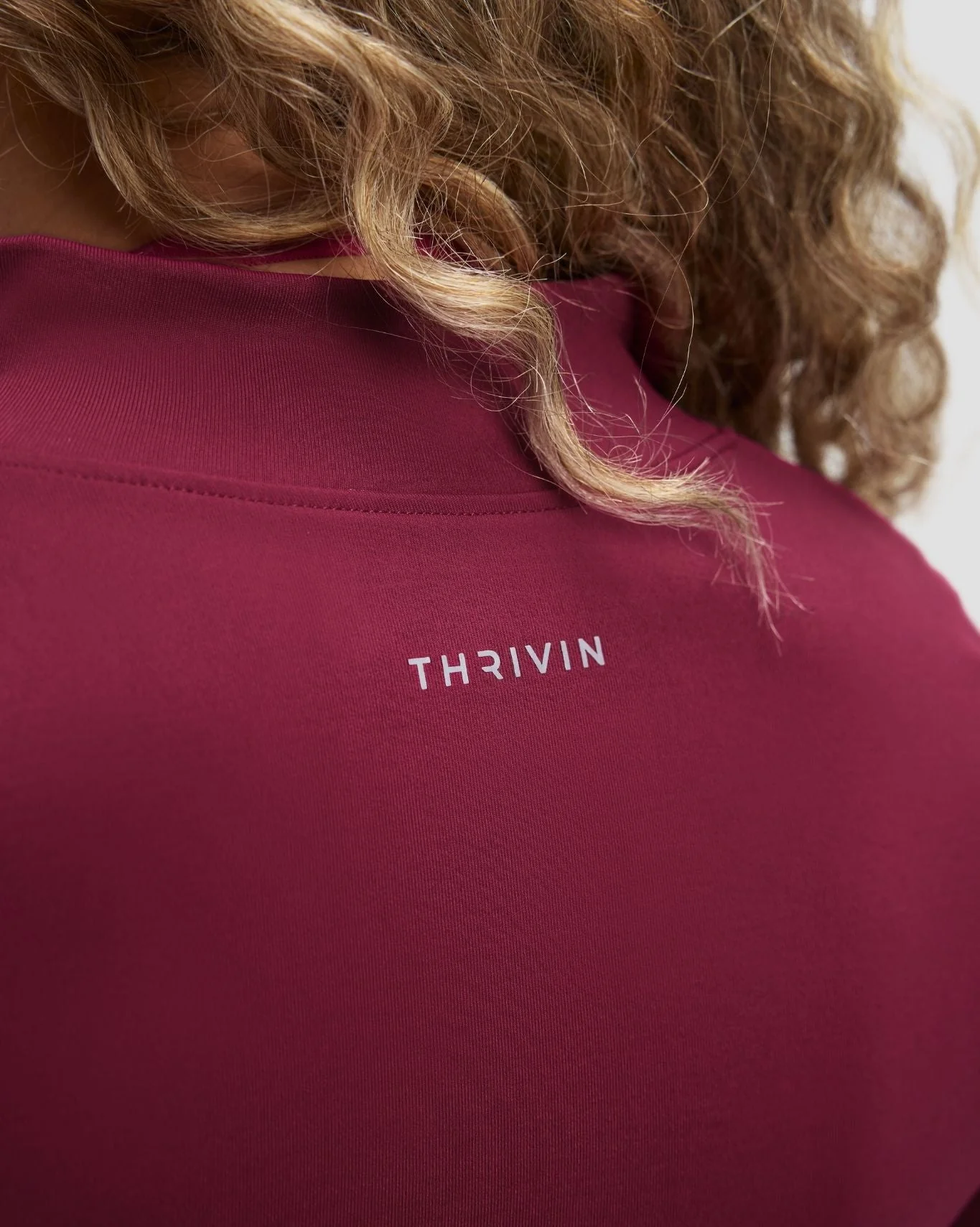 Elevate™ Compression Long Sleeve Jacket | Cherry Berry - Image 2