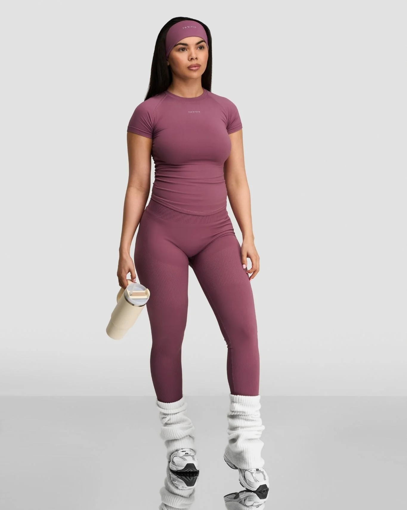 Elevate™ Compression T-Shirt | Orchid Mauve - Image 4