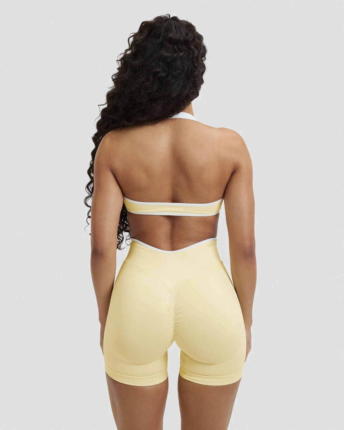 Elevate™ Outline Halterneck Bra | Golden Butter - Image 6