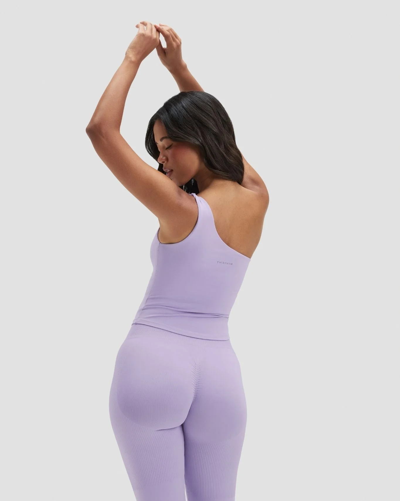 Elevate™ Sculpting Asymmetric Twist Top | Lilac - Image 2