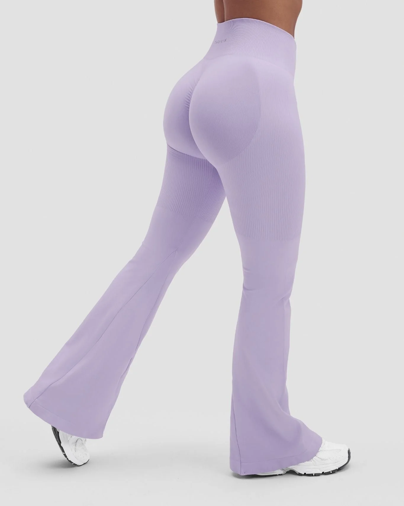 Elevate™ Sculpting High Waist Flare Leggings | Lilac - Image 2