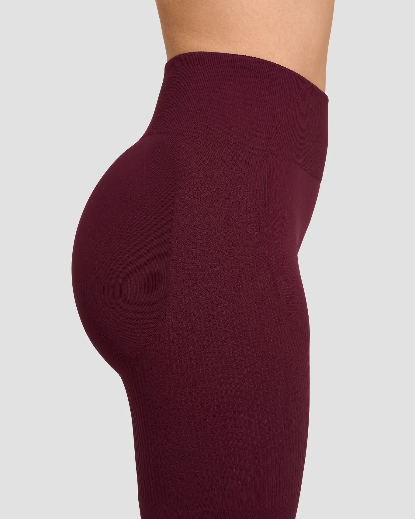 Elevate™ Sculpting High Waist Scrunch Leggings | Merlot - Image 6