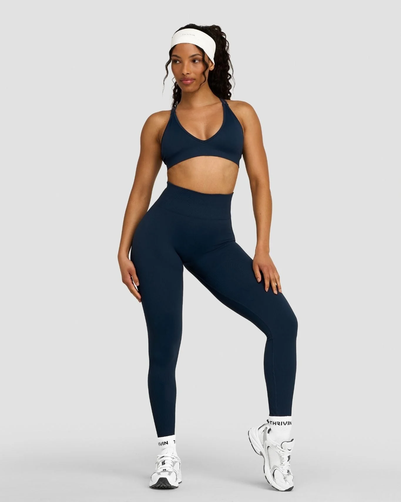 Elevate™ Sculpting High Waist Scrunch Leggings | Midnight Navy - Image 4