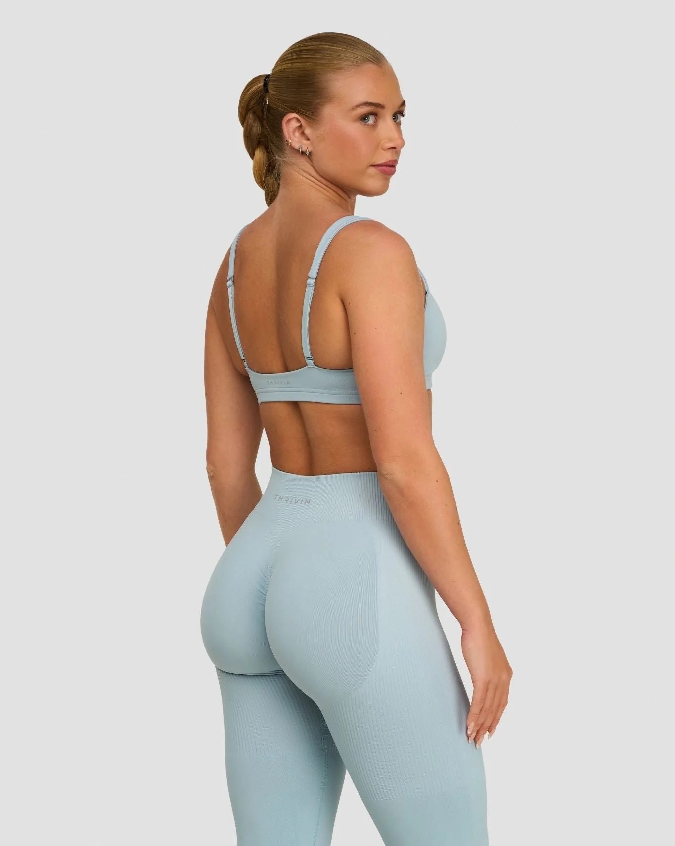 Elevate™ Sculpting Medium Impact Multiway Bra | Blue Haze - Image 2