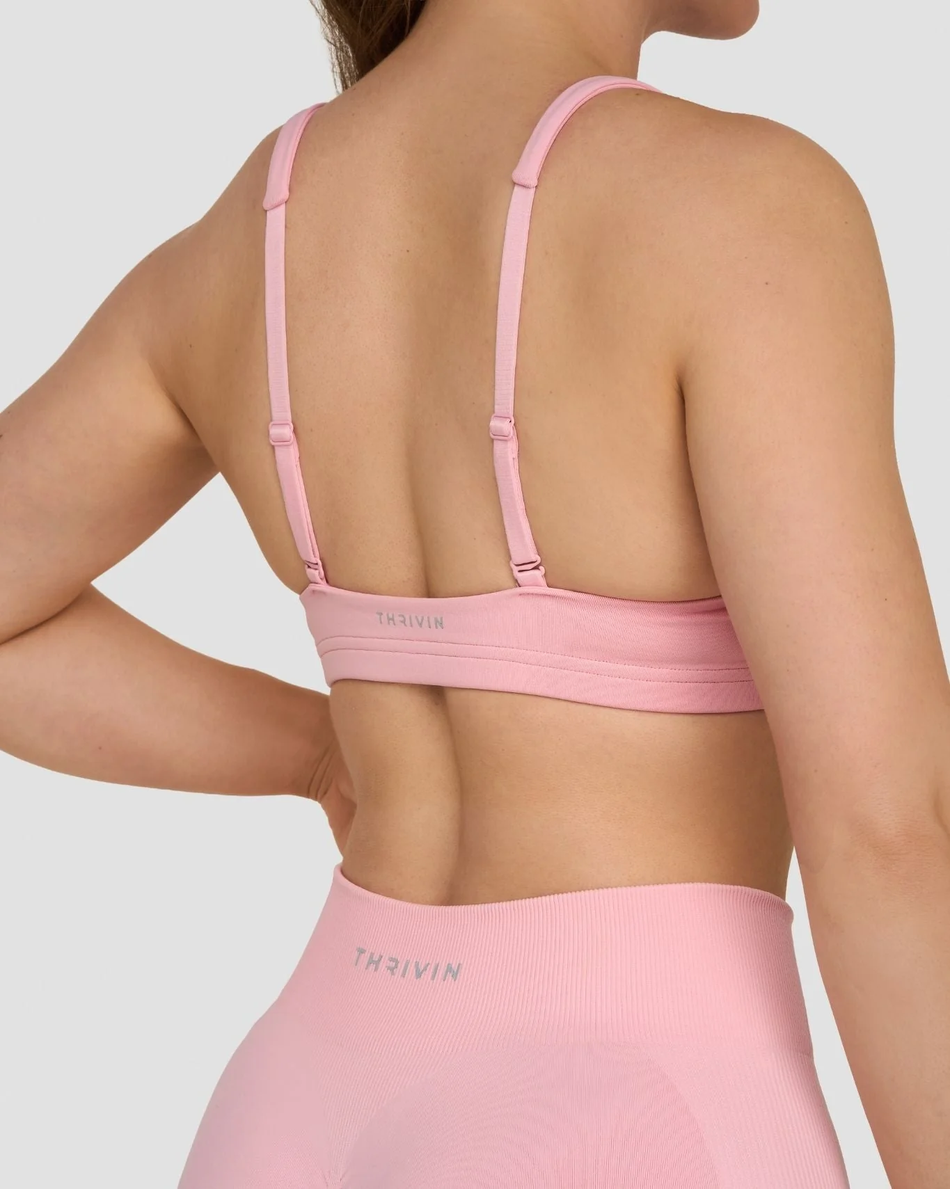 Elevate™ Sculpting Medium Impact Multiway Bra | Cotton Pink - Image 2