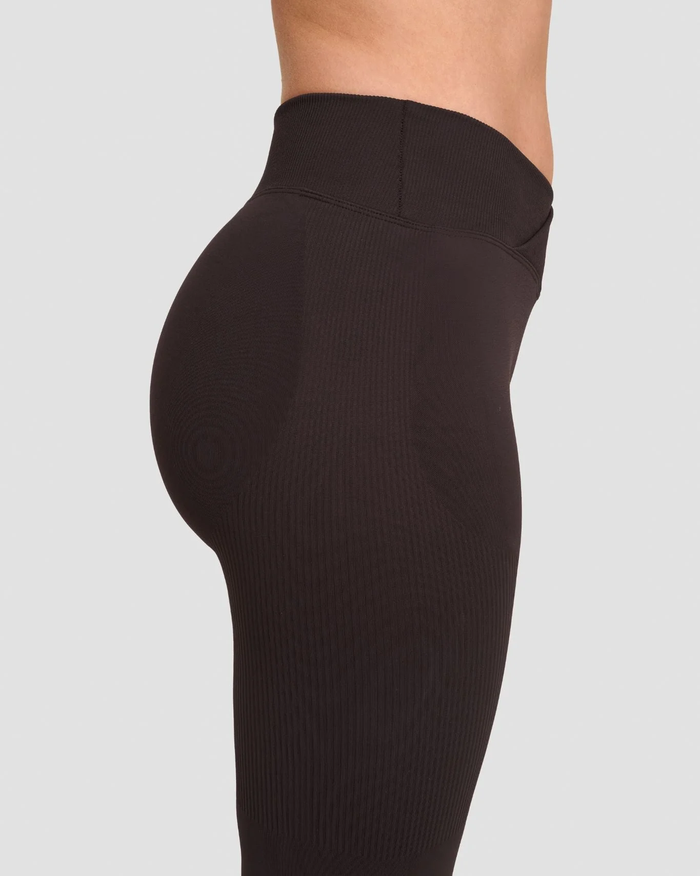 Elevate™ Sculpting Mid V-Waist Flare Leggings | Coffee - Image 6