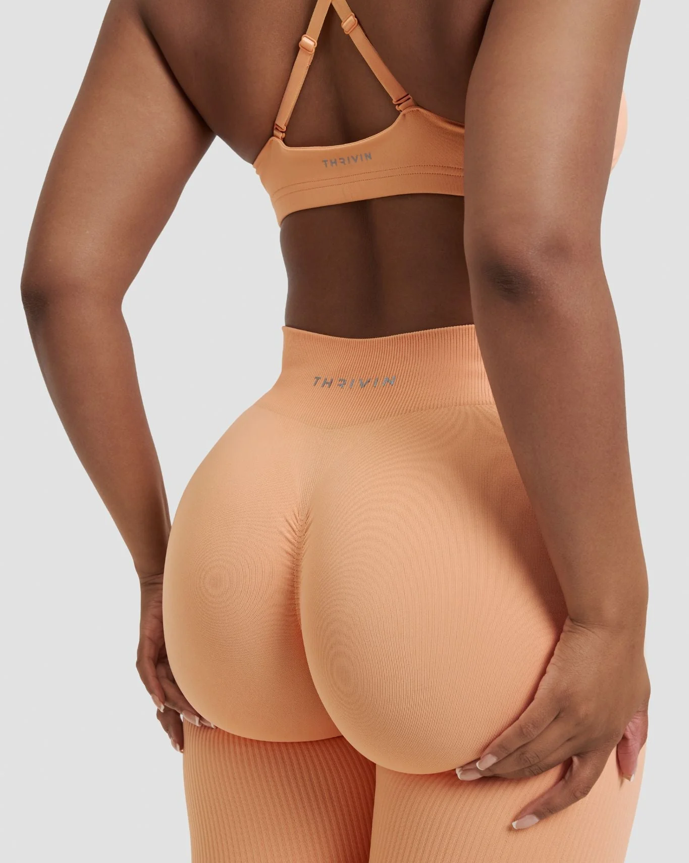Elevate™ Sculpting Mid Waist Scrunch Leggings | Melon Ice - Image 2