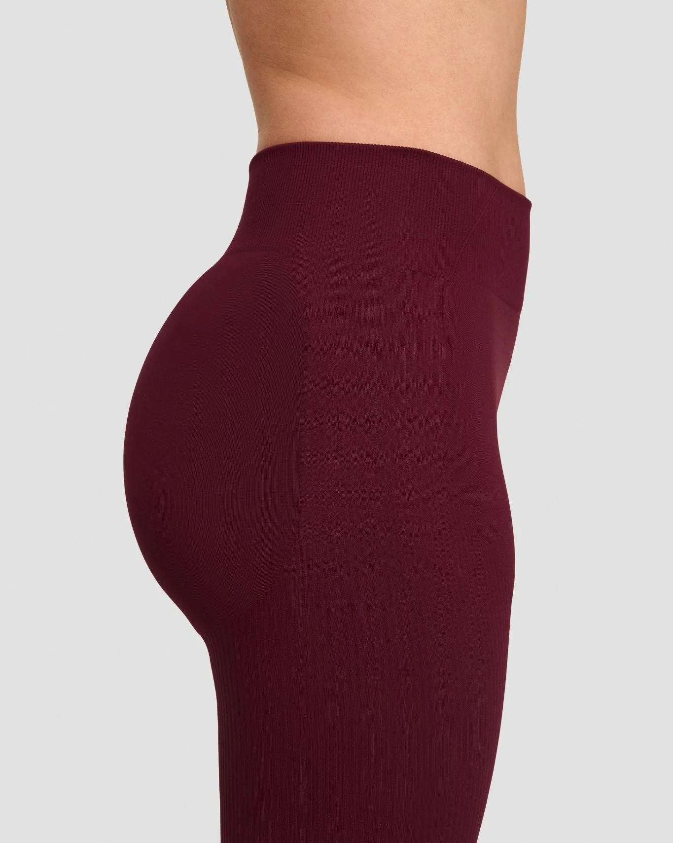 Elevate™ Sculpting Mid Waist Scrunch Leggings | Merlot - Image 6