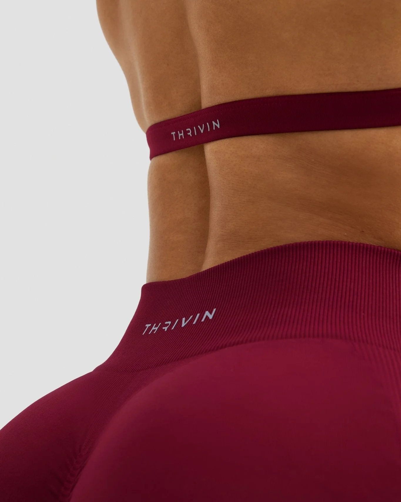Elevate™ Sculpting Mid Waist Scrunch Leggings | Raspberry - Image 4