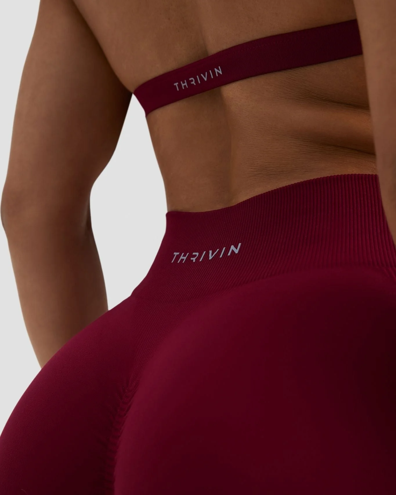 Elevate™ Sculpting Mid Waist Scrunch Shorts | Raspberry - Image 2