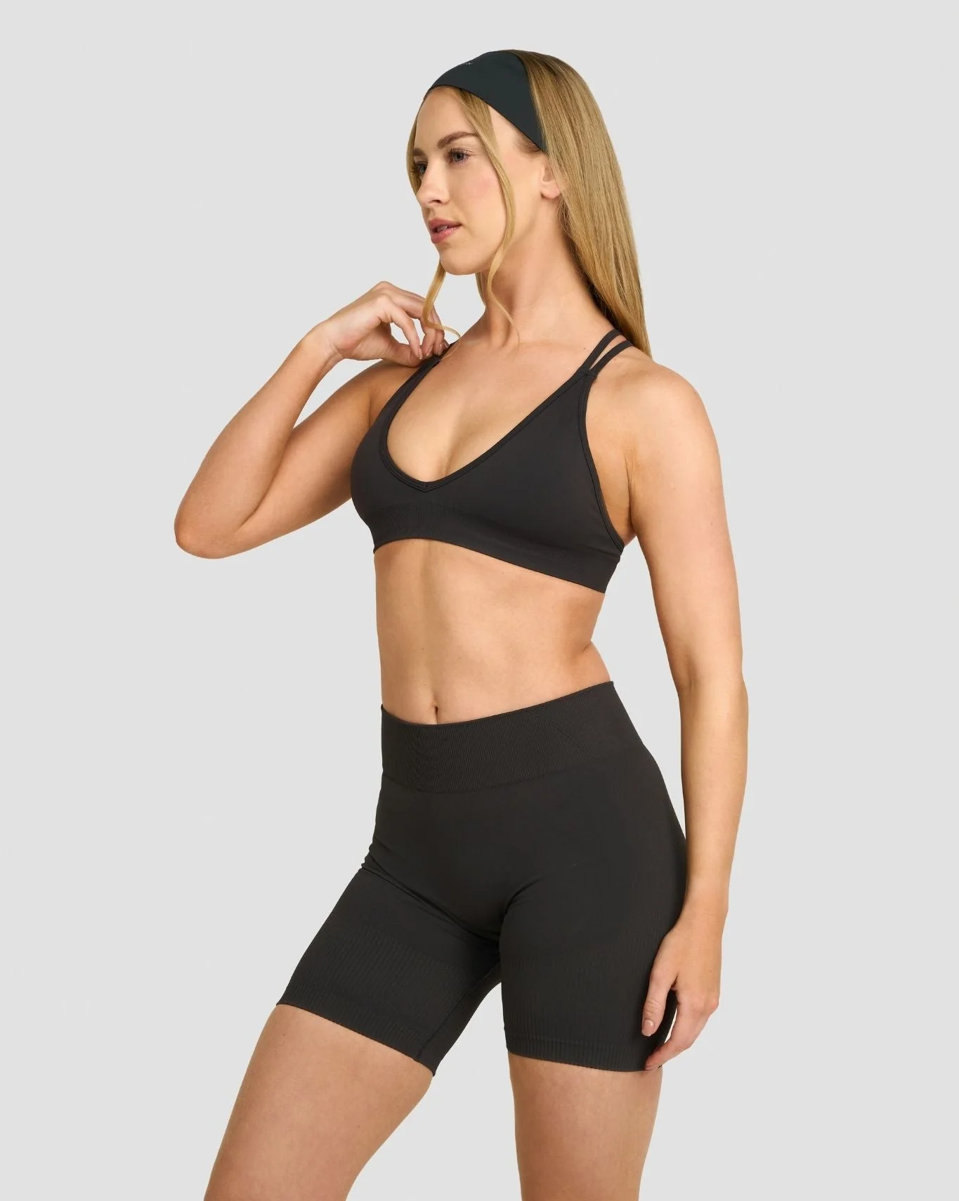 Elevate™ Sculpting Seamless High Apex Bra | Charcoal Grey - Image 6
