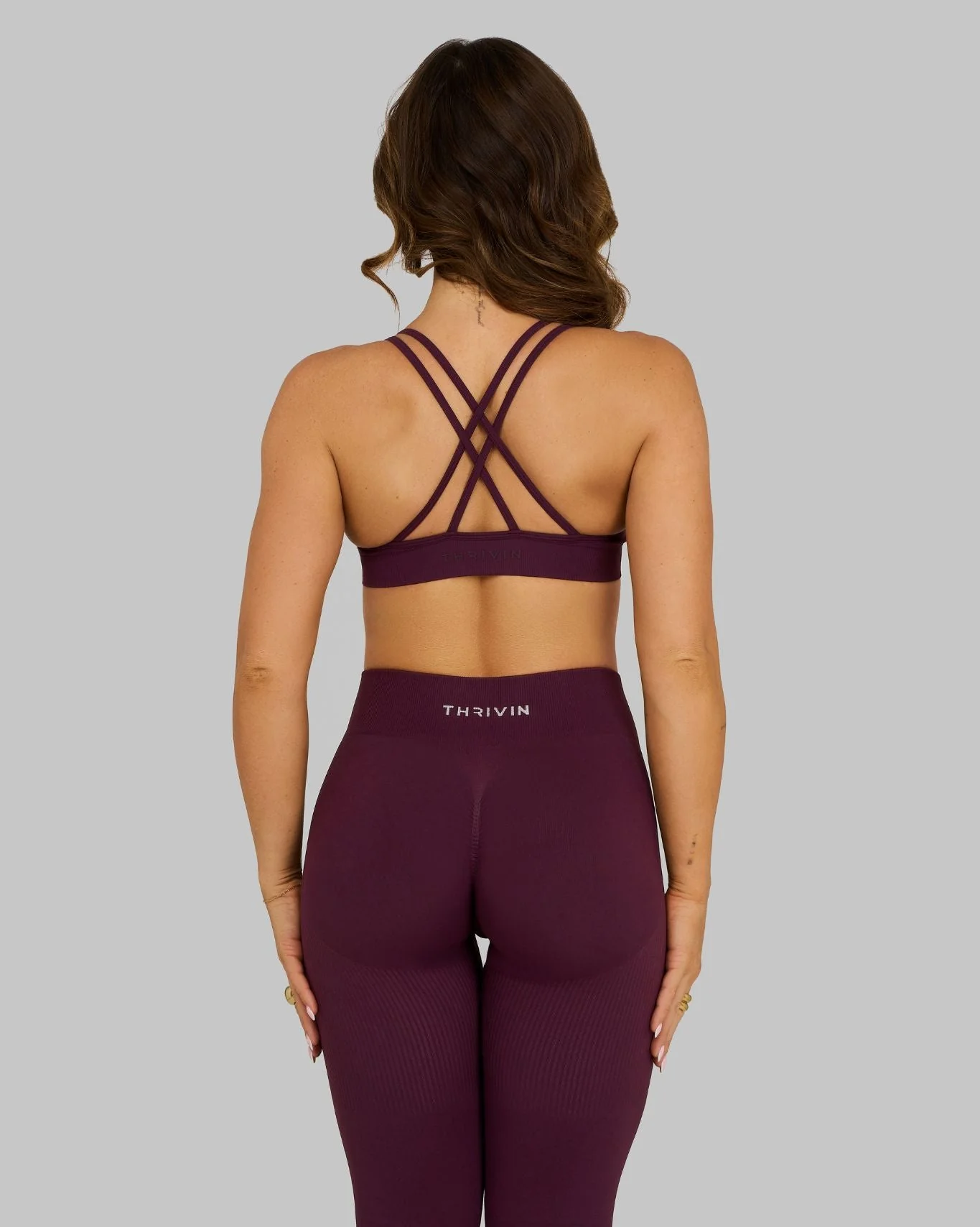 Elevate™ Sculpting Seamless High Apex Bra | Winter Plum - Image 3