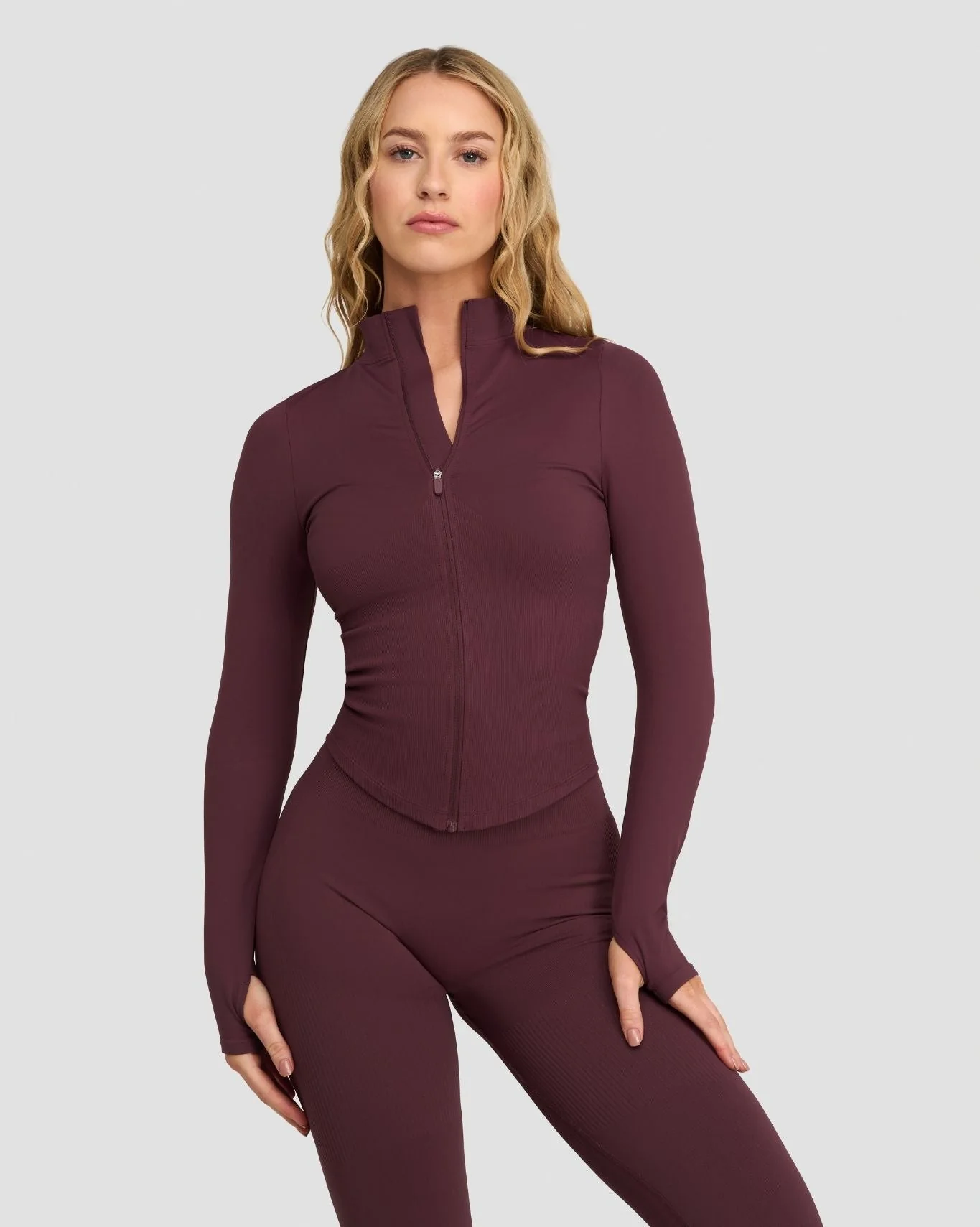 Elevate™ Sculpting Seamless Jacket | Dark Mauve - Image 2