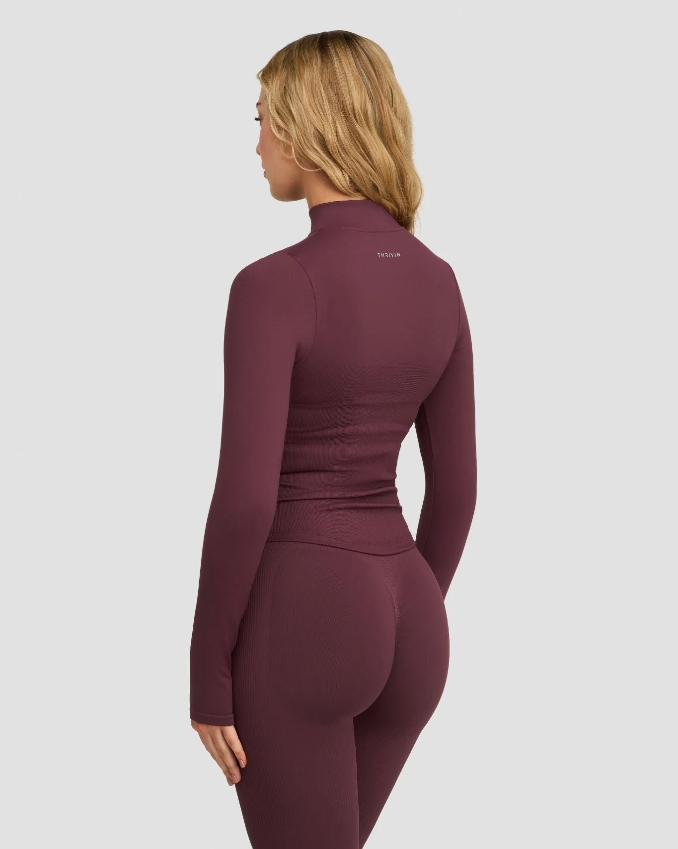 Elevate™ Sculpting Seamless Jacket | Dark Mauve - Image 4