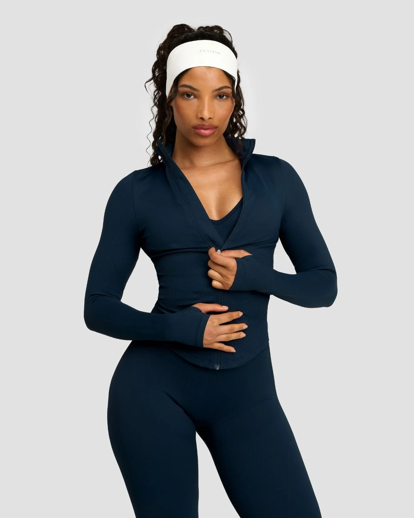 Elevate™ Sculpting Seamless Jacket | Midnight Navy - Image 3