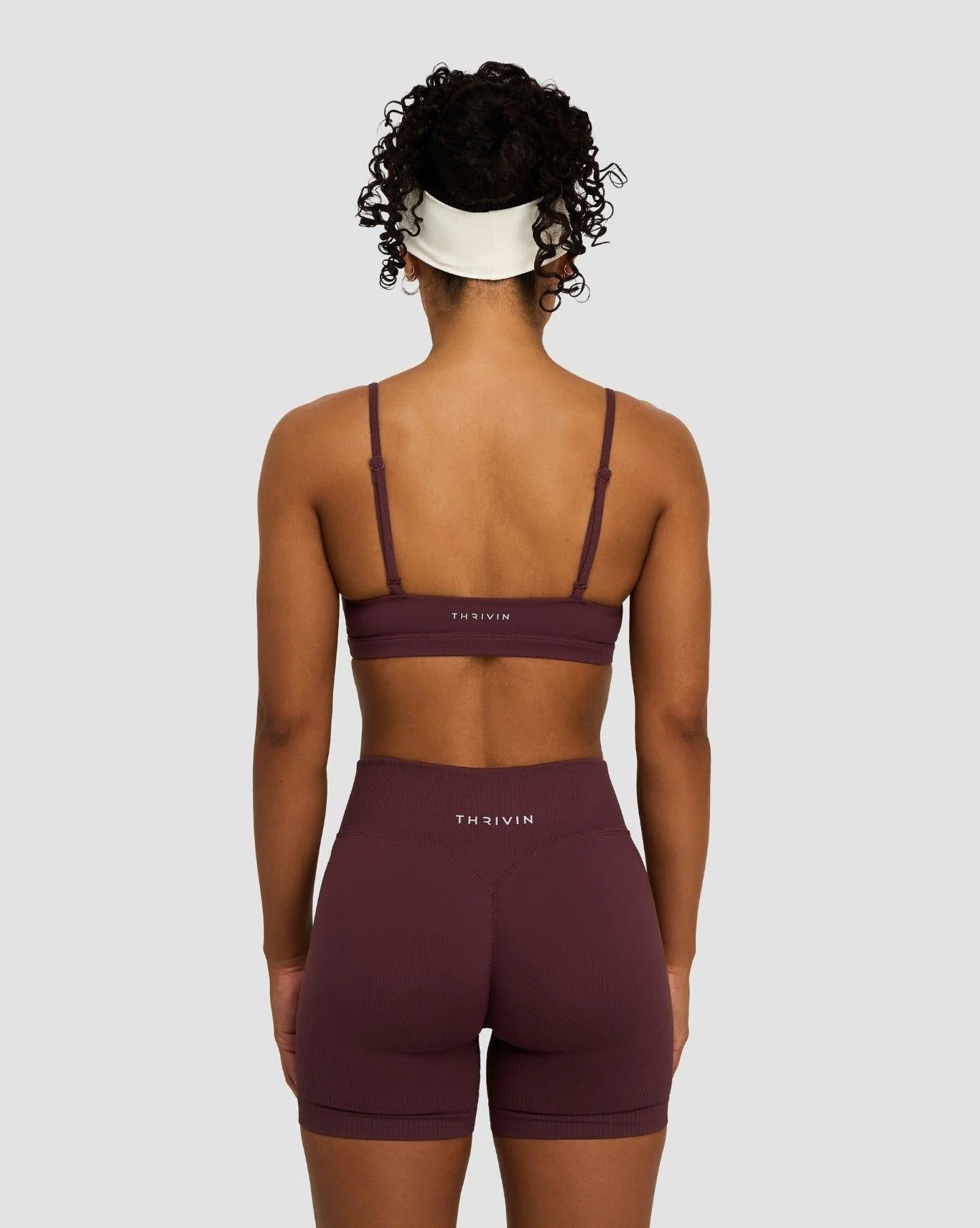 Elevate™ Sculpting Seamless Scoop Neck Bra | Dark Mauve - Image 4