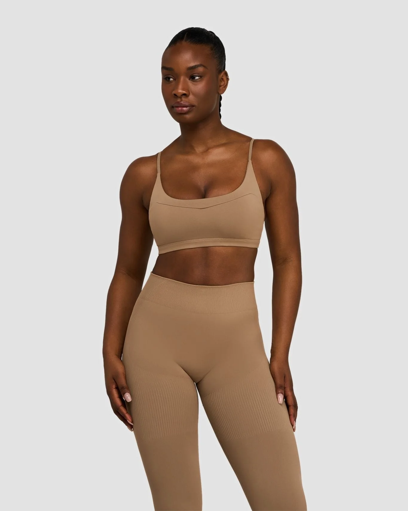 Elevate™ Sculpting Seamless Scoop Neck Bra | Toffee - Image 6