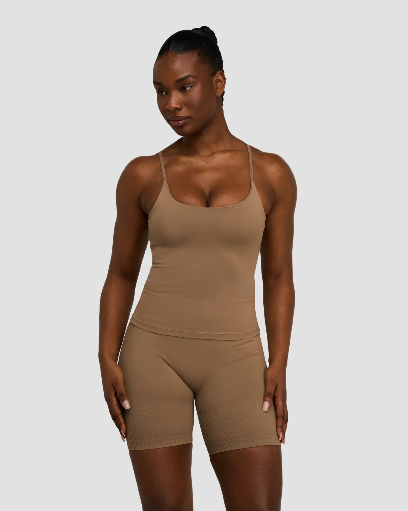 Elevate™ Sculpting Seamless Scoop Neck Cami | Toffee - Image 4