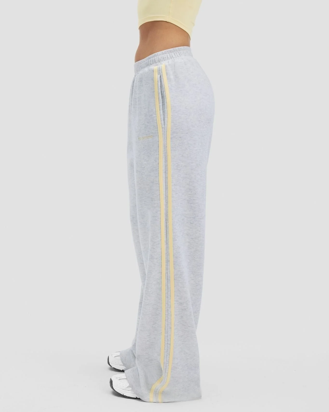 Essential Jersey Stripe Joggers | Marl - Image 4