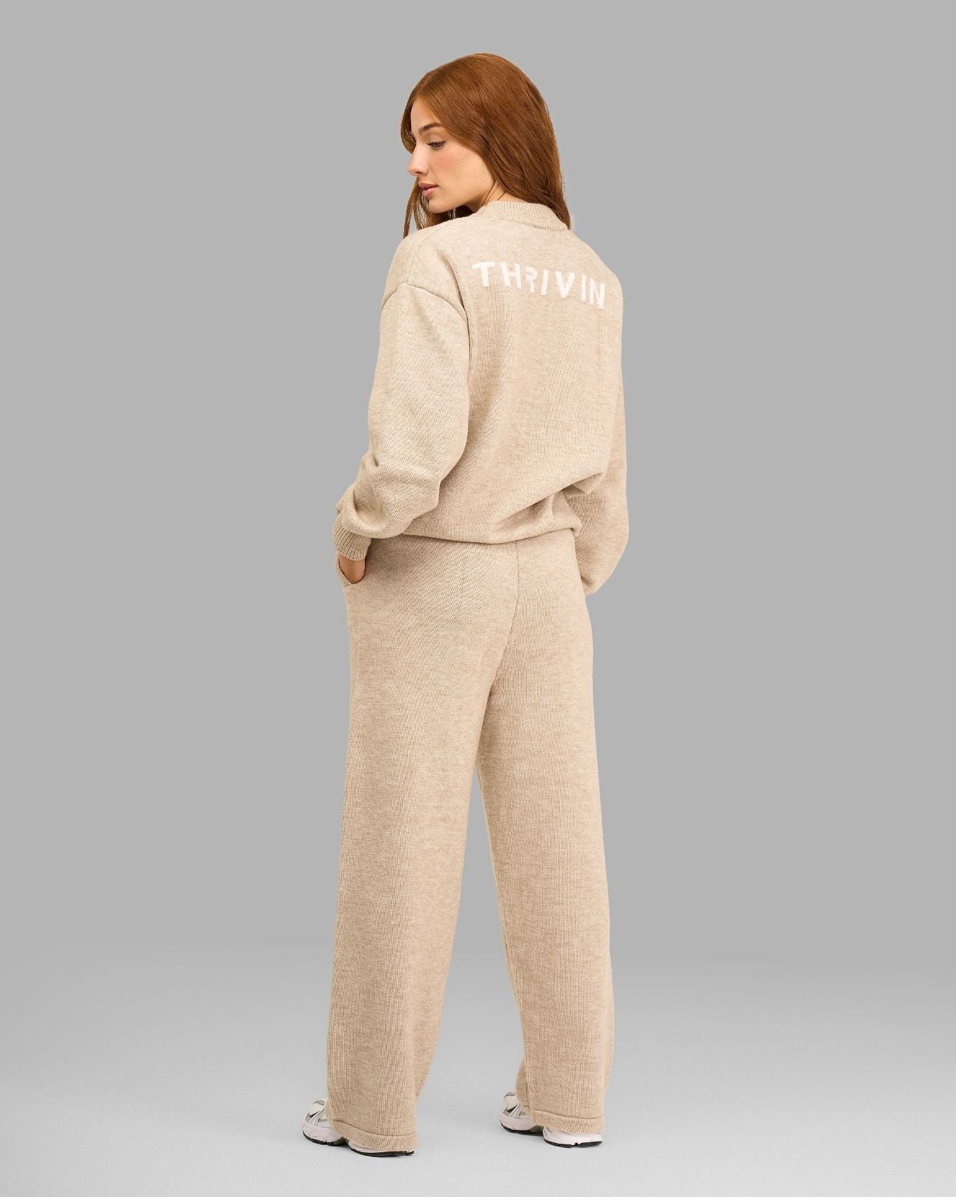 Essential Knitted Sweater | Oat - Image 3