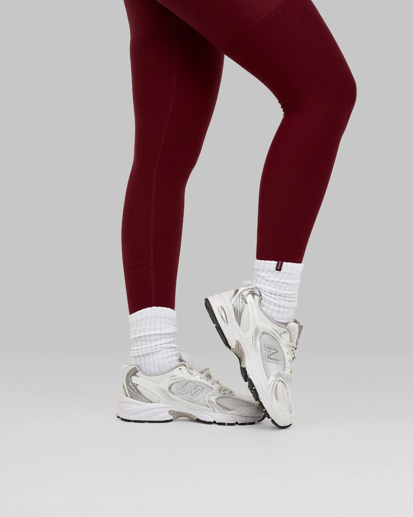 THRIVIN Ruffle Socks Long | White - Image 3